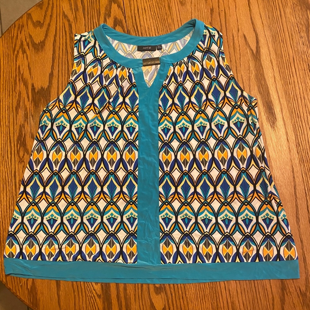 Apt 9 sleeveless blouse Size PXL